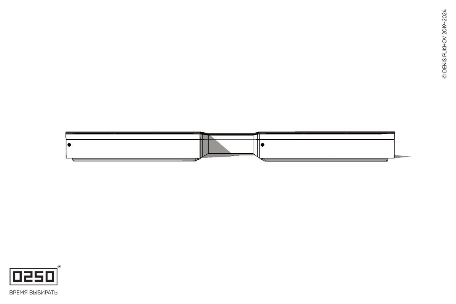 Уличная W-образная прямоугольная широкая скамейка на блоке производство 0250