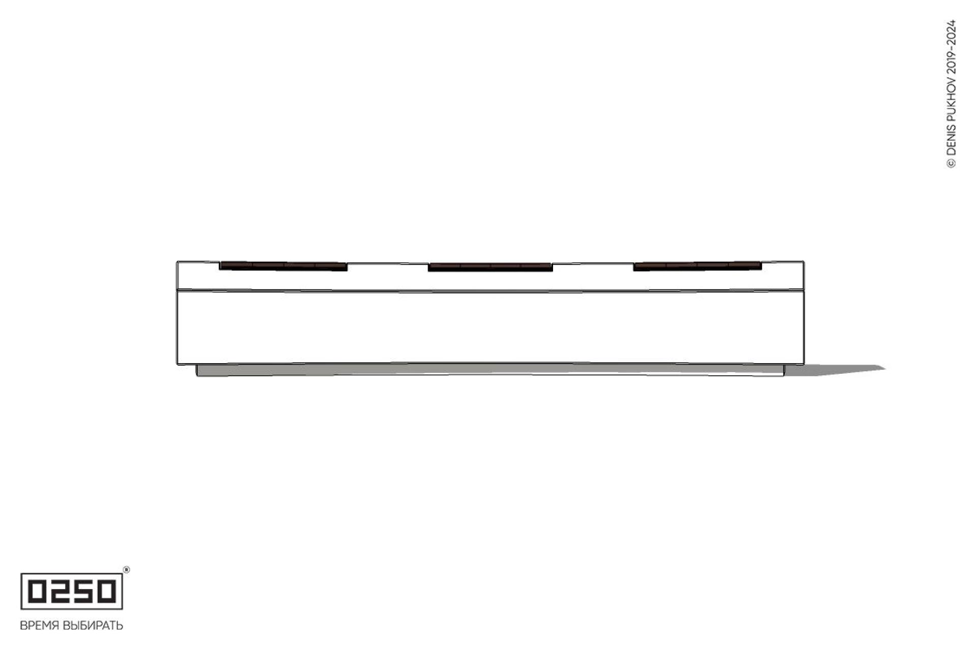 Уличная Скамейка большого радиуса с настилом на блоке производство 0250