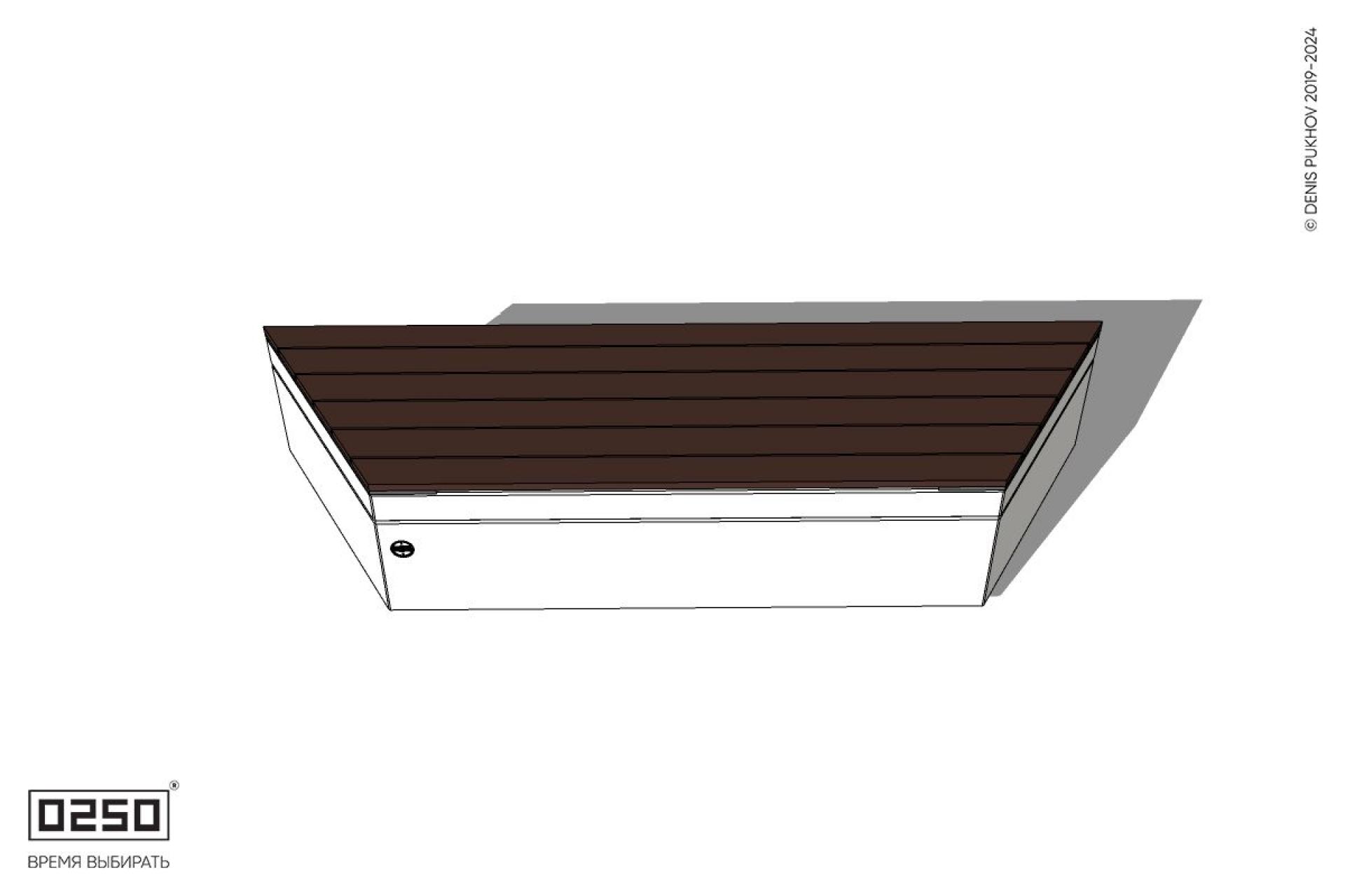 Уличная Скамейка трапециевидная на блоке производство 0250 Уличная Скамейка трапециевидная на блоке производство 0250