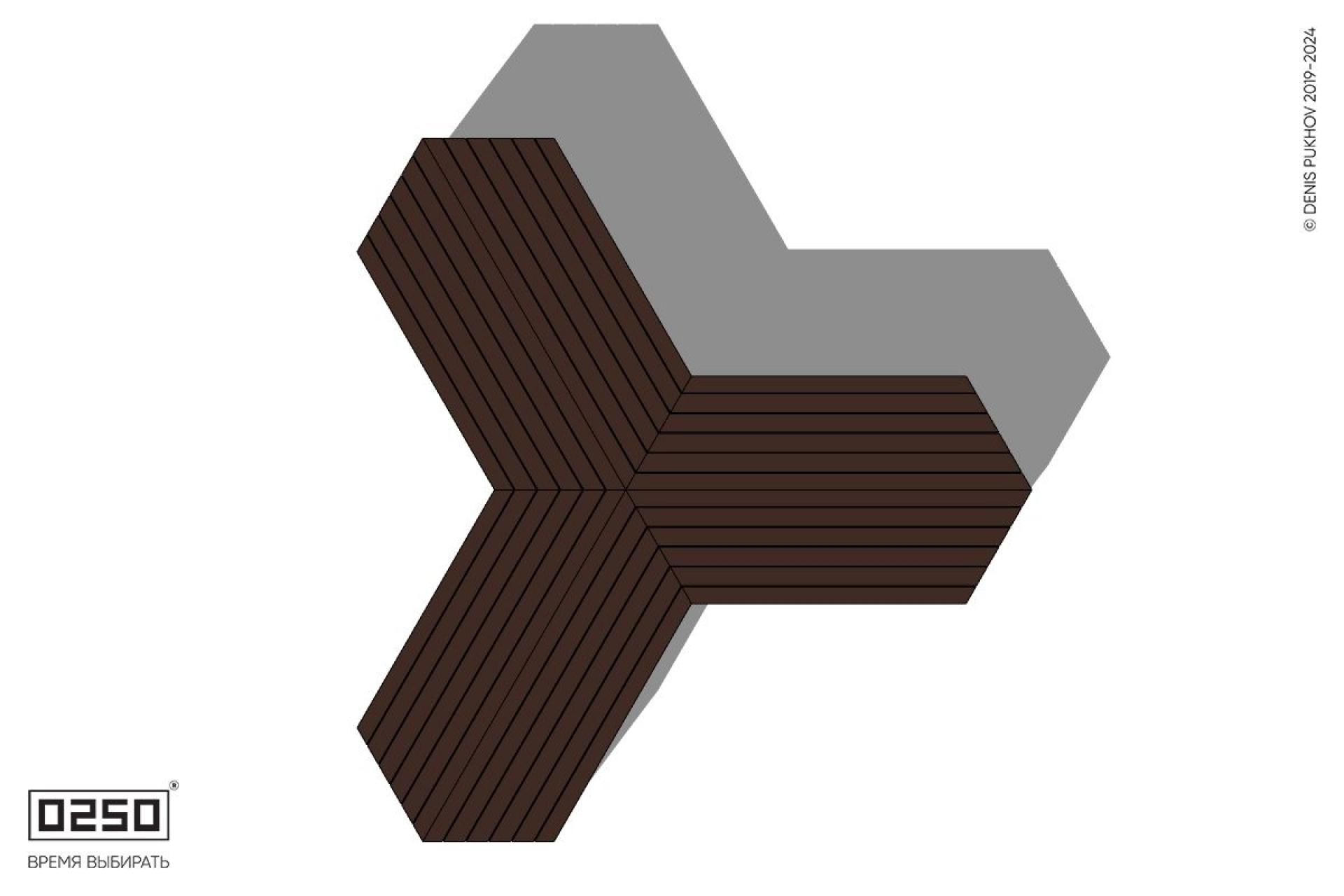 Уличная Трехлучевая двухсторонняя скамейка на блоке производство 0250 Уличная Трехлучевая двухсторонняя скамейка на блоке производство 0250