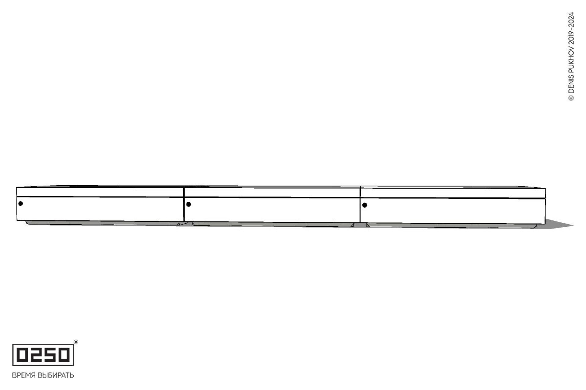 Уличная Бетонная трехпролетная двухсторонняя скамейка на блоке производство 0250
