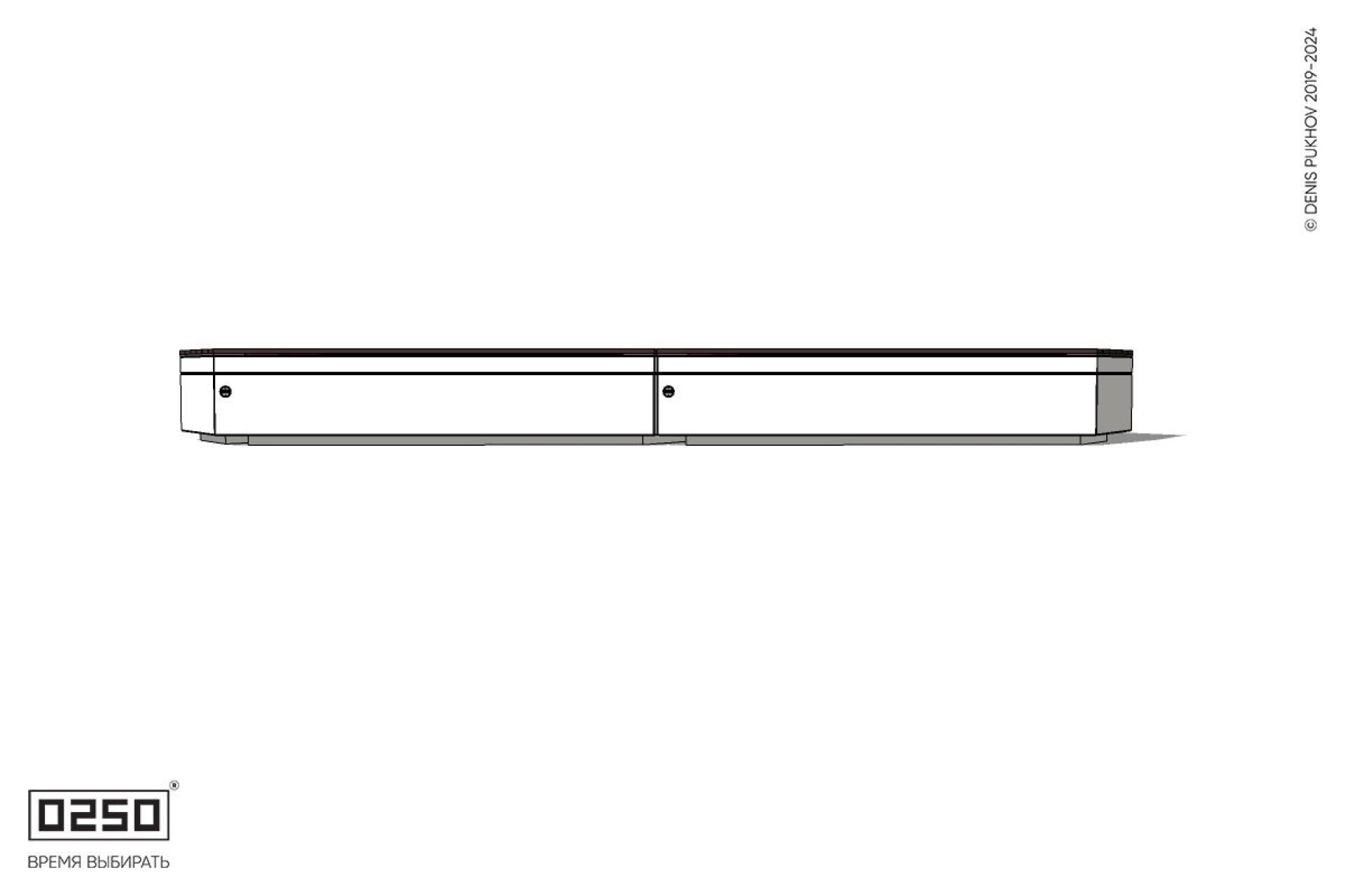 Уличная Треугольная двухпролетная скамейка на блоке усеченная производство 0250