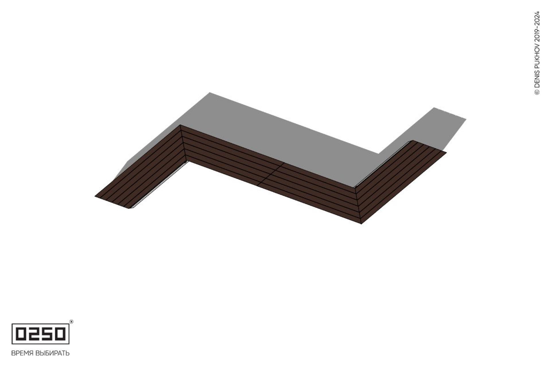 Уличная Z-образная трапецеидальная удвоенная скамейка на блоке производство 0250, module