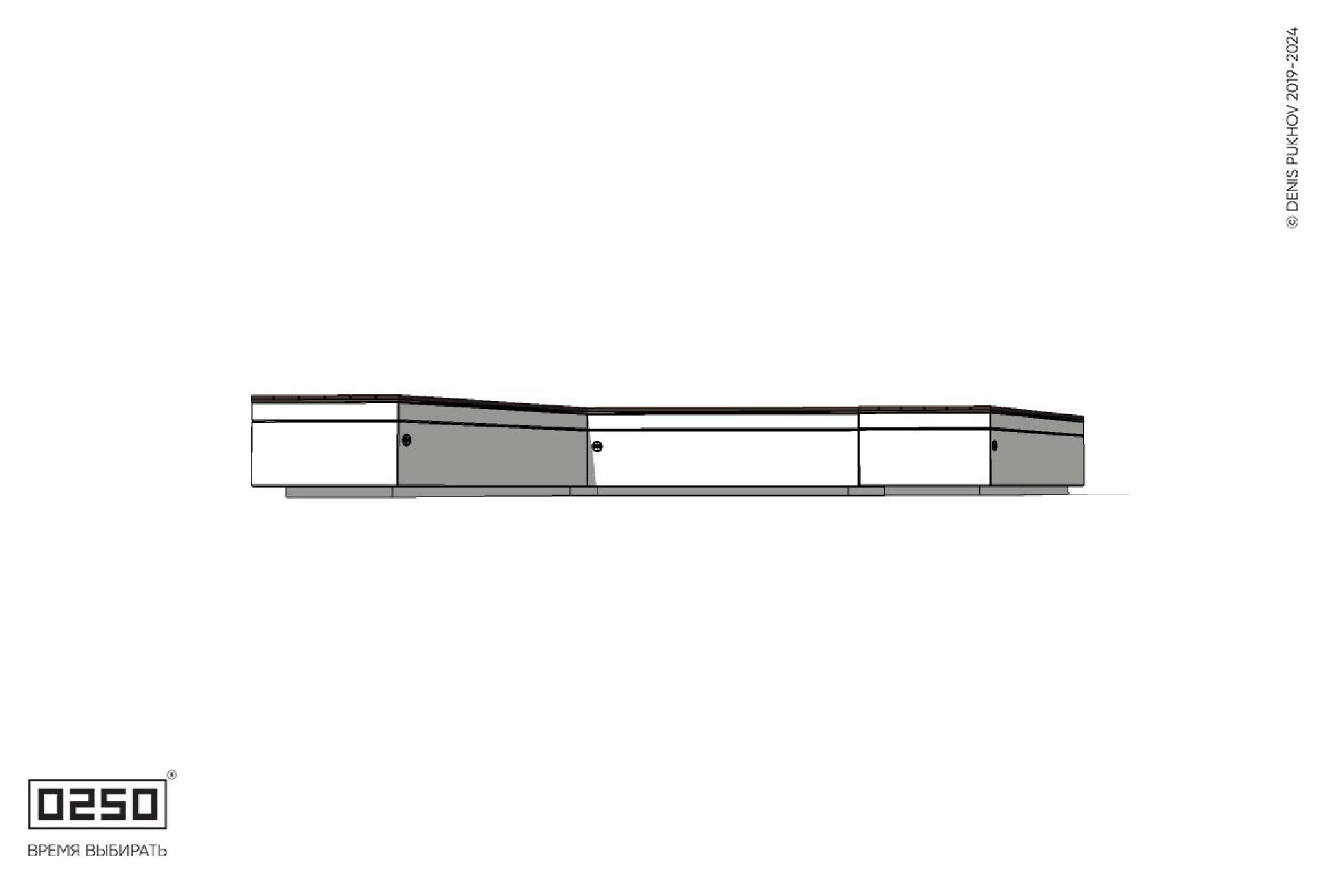 Уличная Z-образная трапецеидальная скамейка на блоке производство 0250