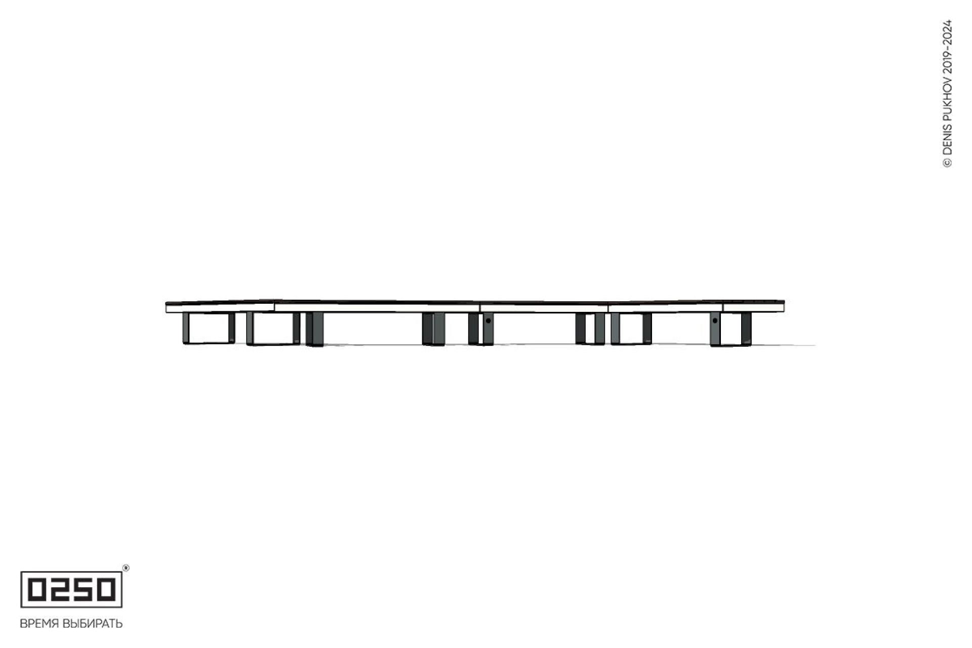 Уличная Z-образная трапецеидальная удвоенная скамейка на ножках производство 0250