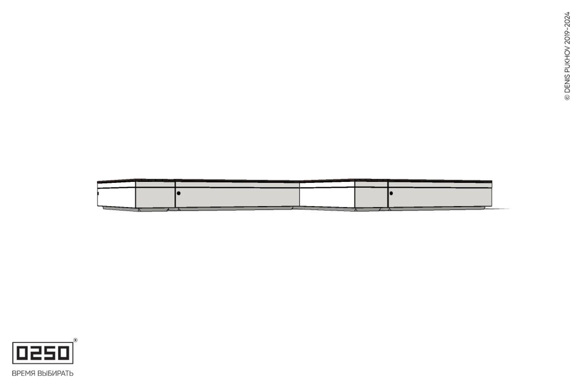 Уличная Зигзагообразная прямоугольная четырехпролетная скамейка на блоке производство 0250