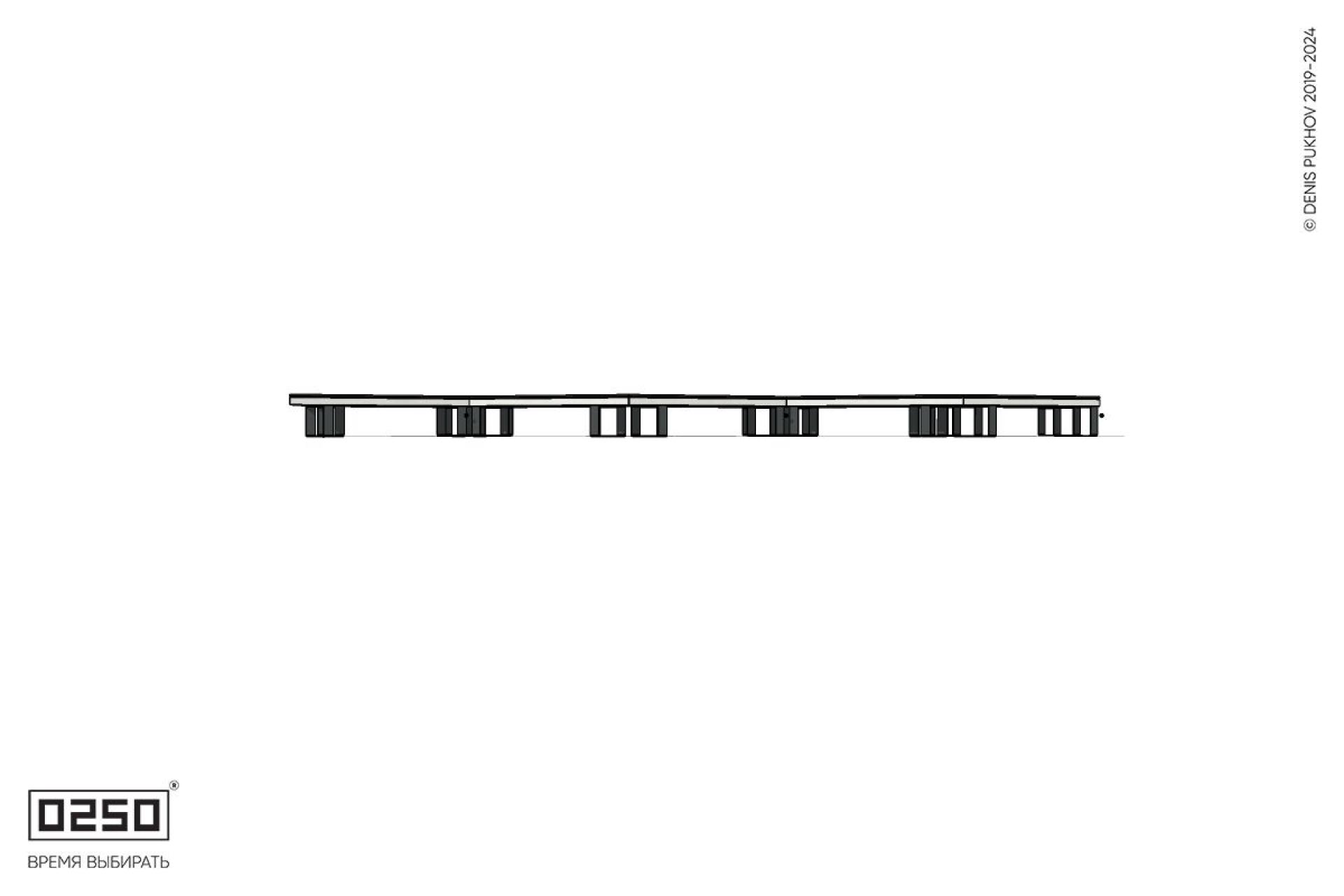 Уличная Зигзагообразная трапецеидальная длинная пятипролетная двухсторонняя скамейка на ножках производство 0250