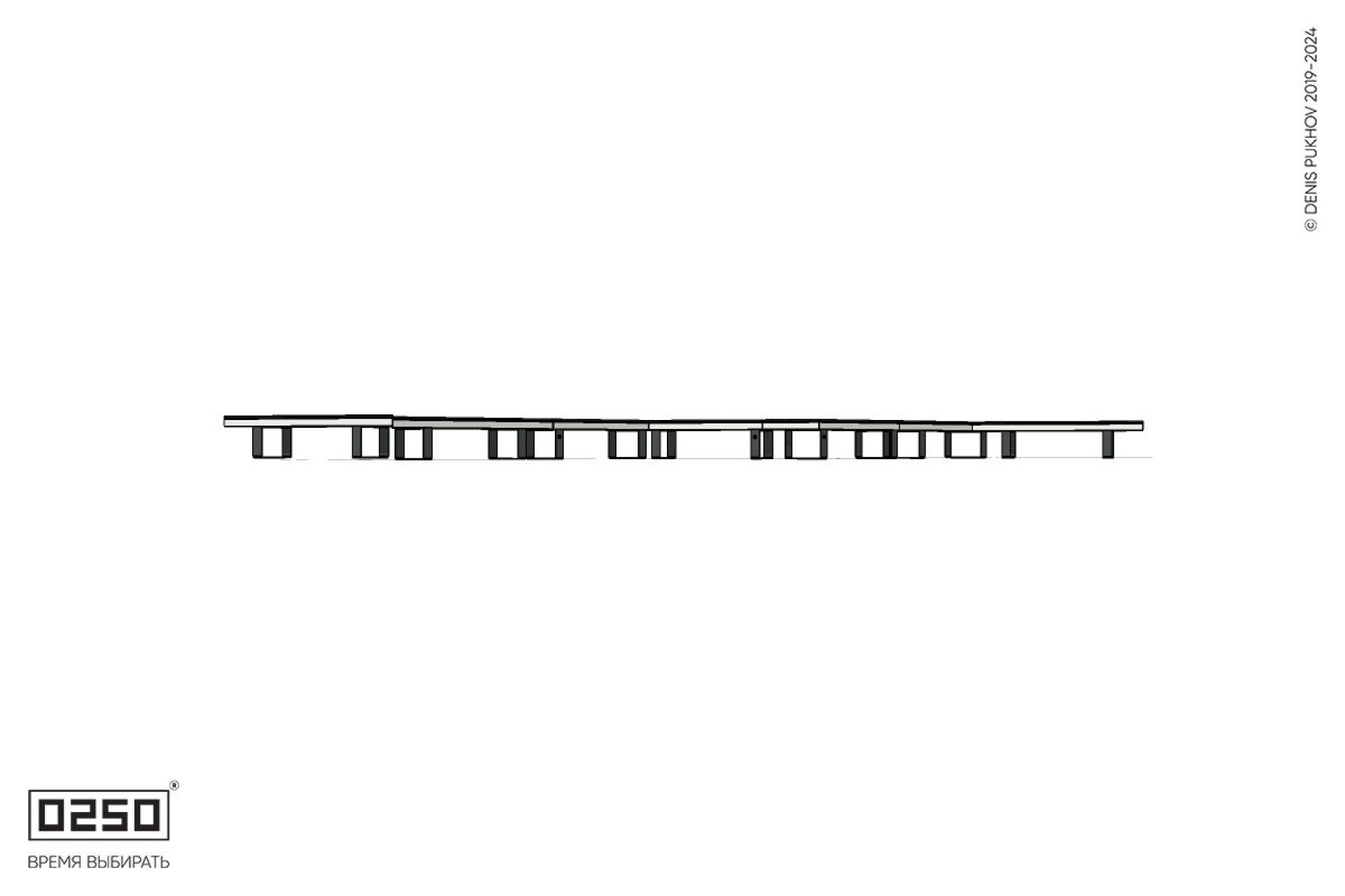 Уличная Зигзагообразная трапецеидальная удвоенная пятипролетная скамейка на ножках производство 0250