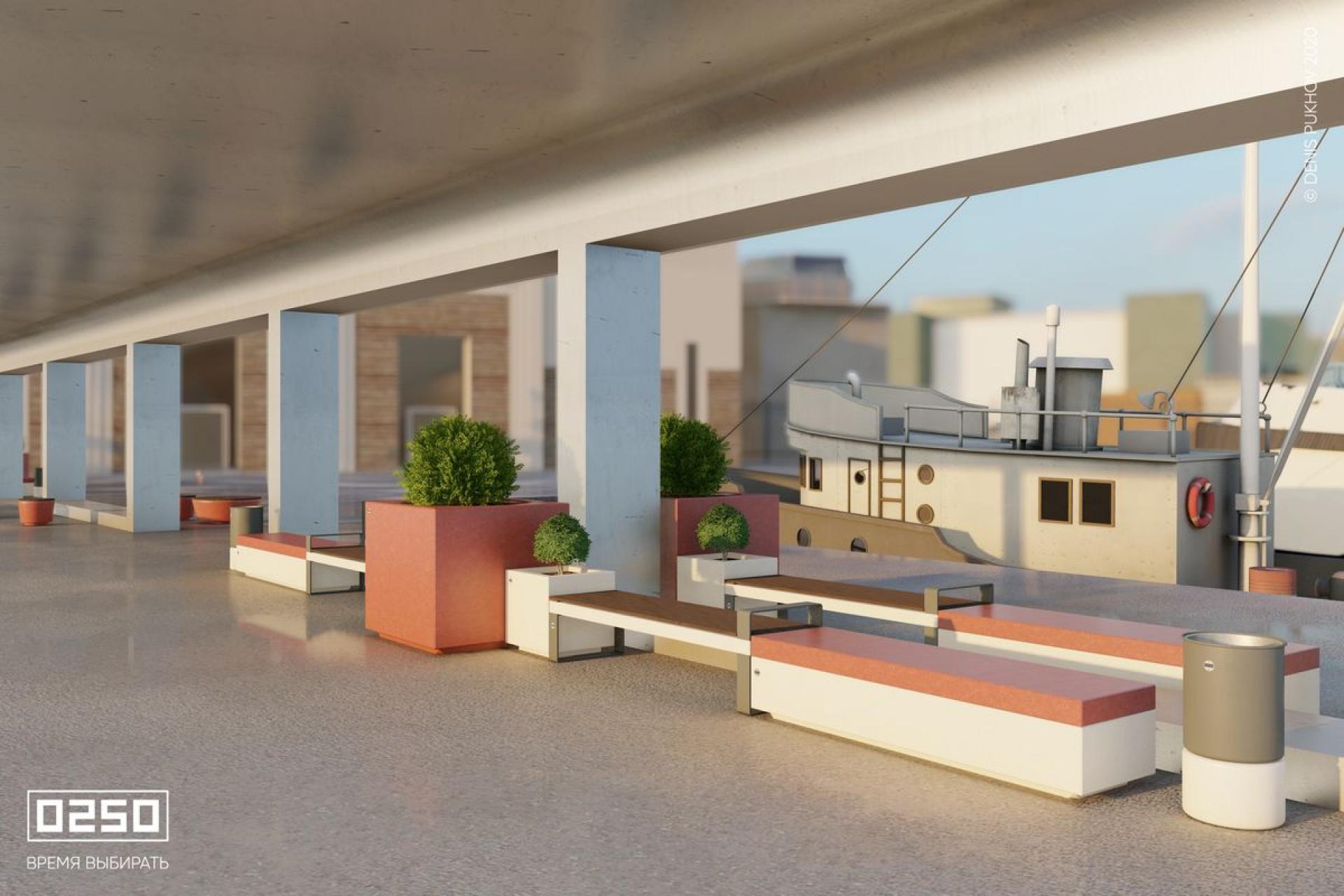 Модульная скамейка Ожидание, Сборка Линейная 3