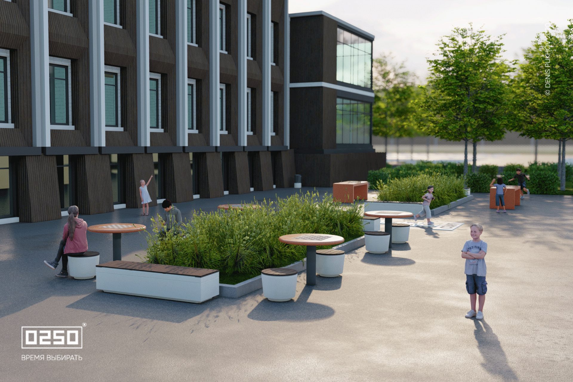 Модульный мини-сквер Спортивный, Модульный мини-сквер Спортивный