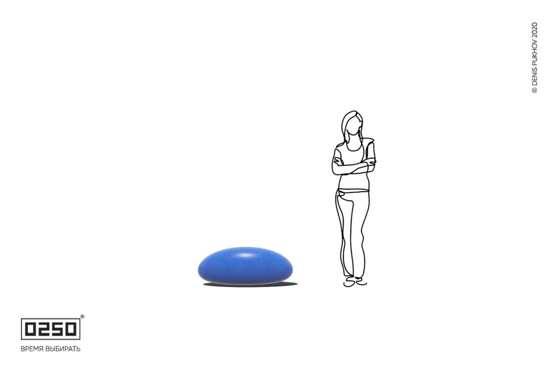 Камень вермени цвет небесный лазули ГНЛ1 1020 мм