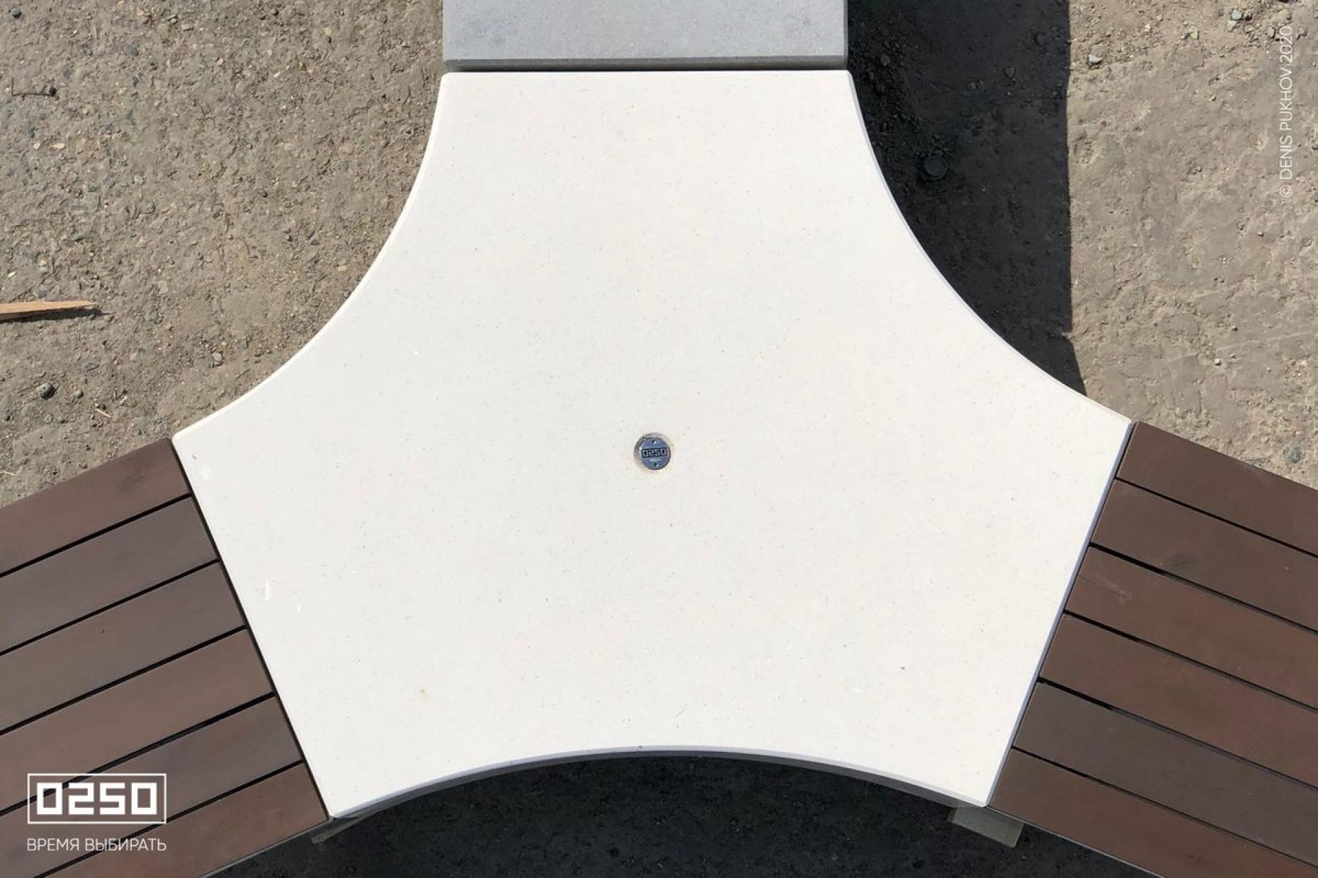 Скамеечный соединительный модуль Трилистник