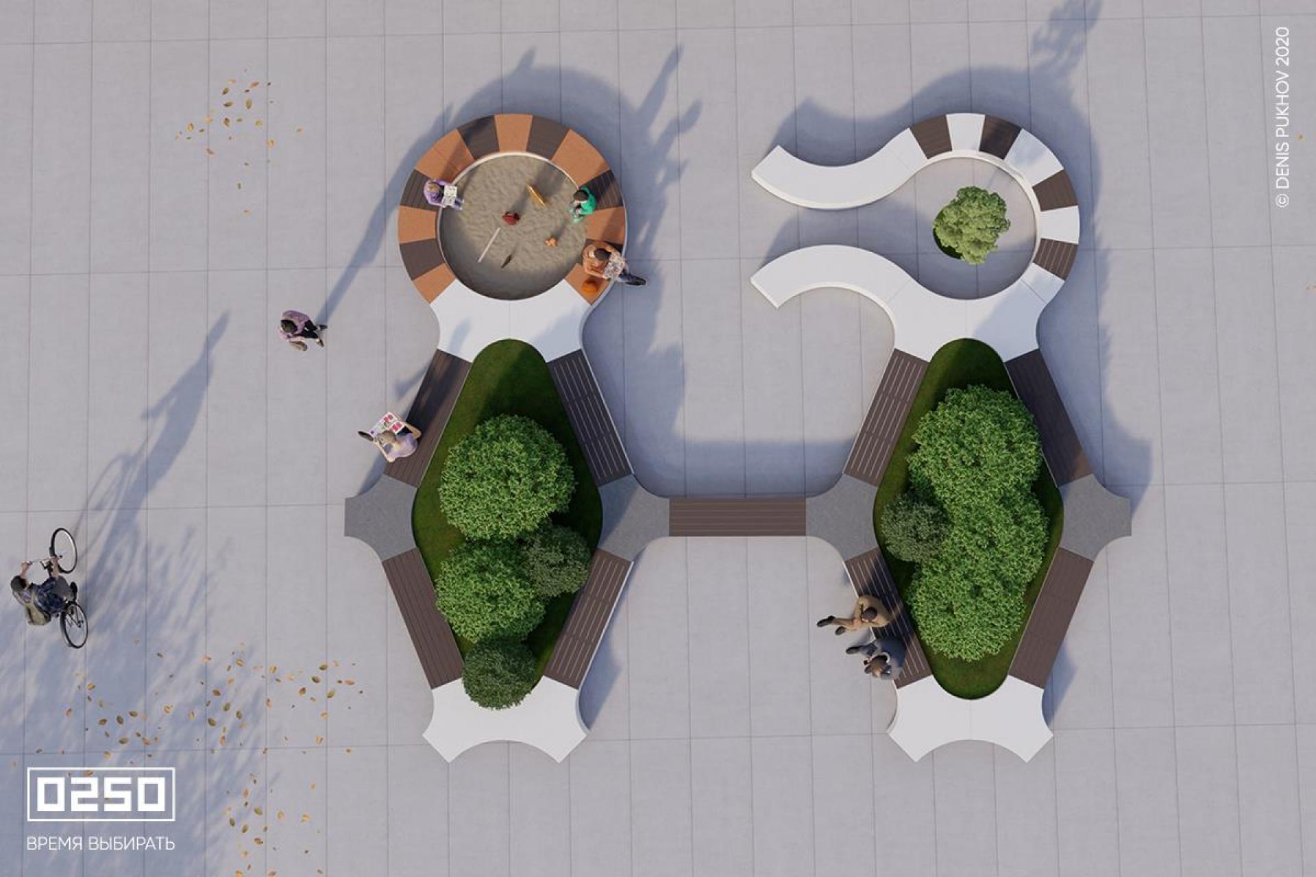 Модуль Трилистник в сборке рендер