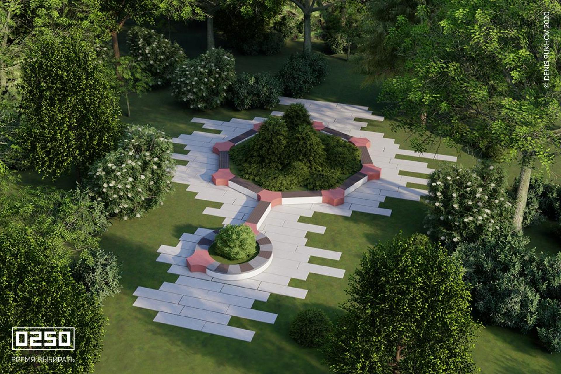 Модуль Трилистник в сборке рендер