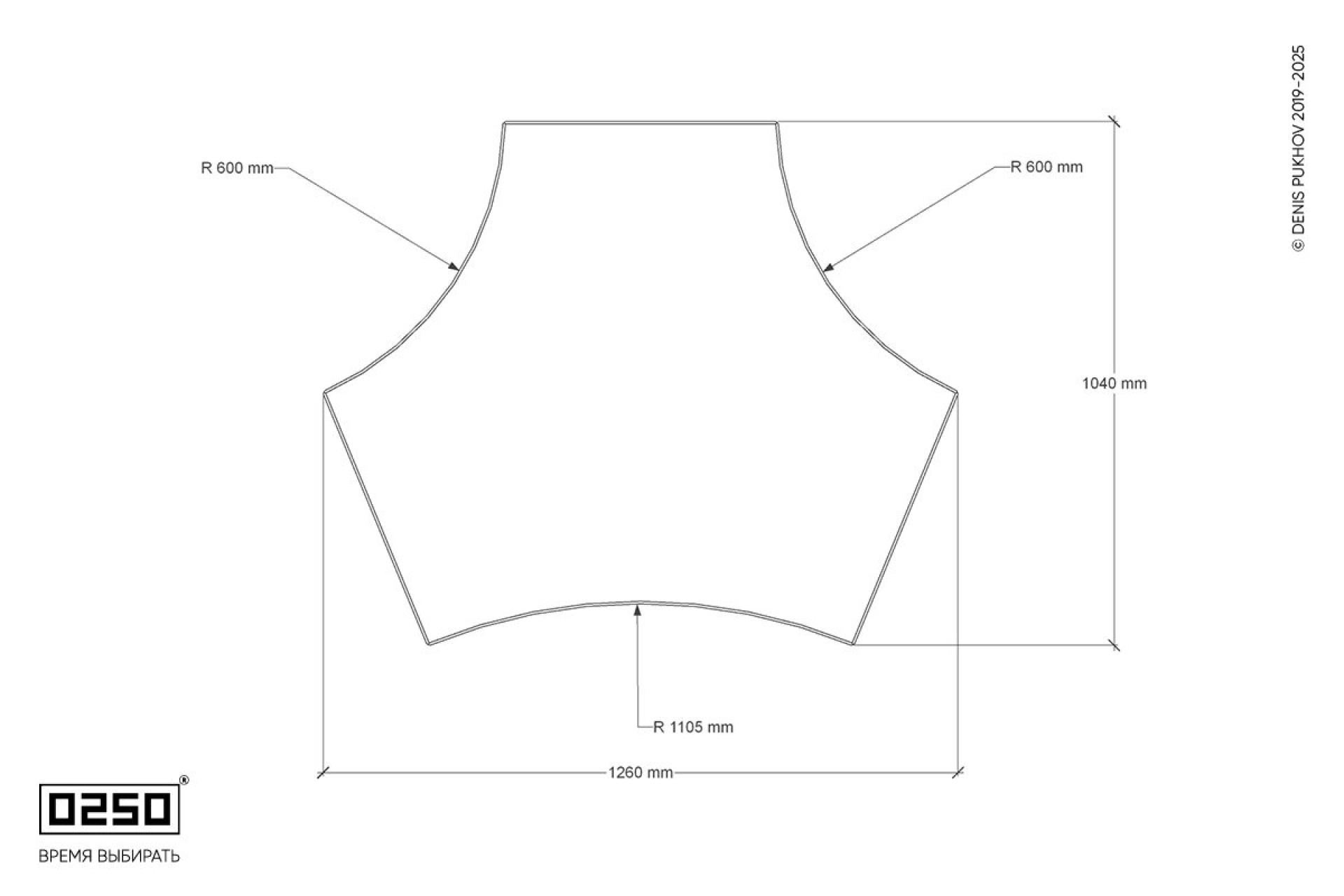 Модуль Трилистник чертеж