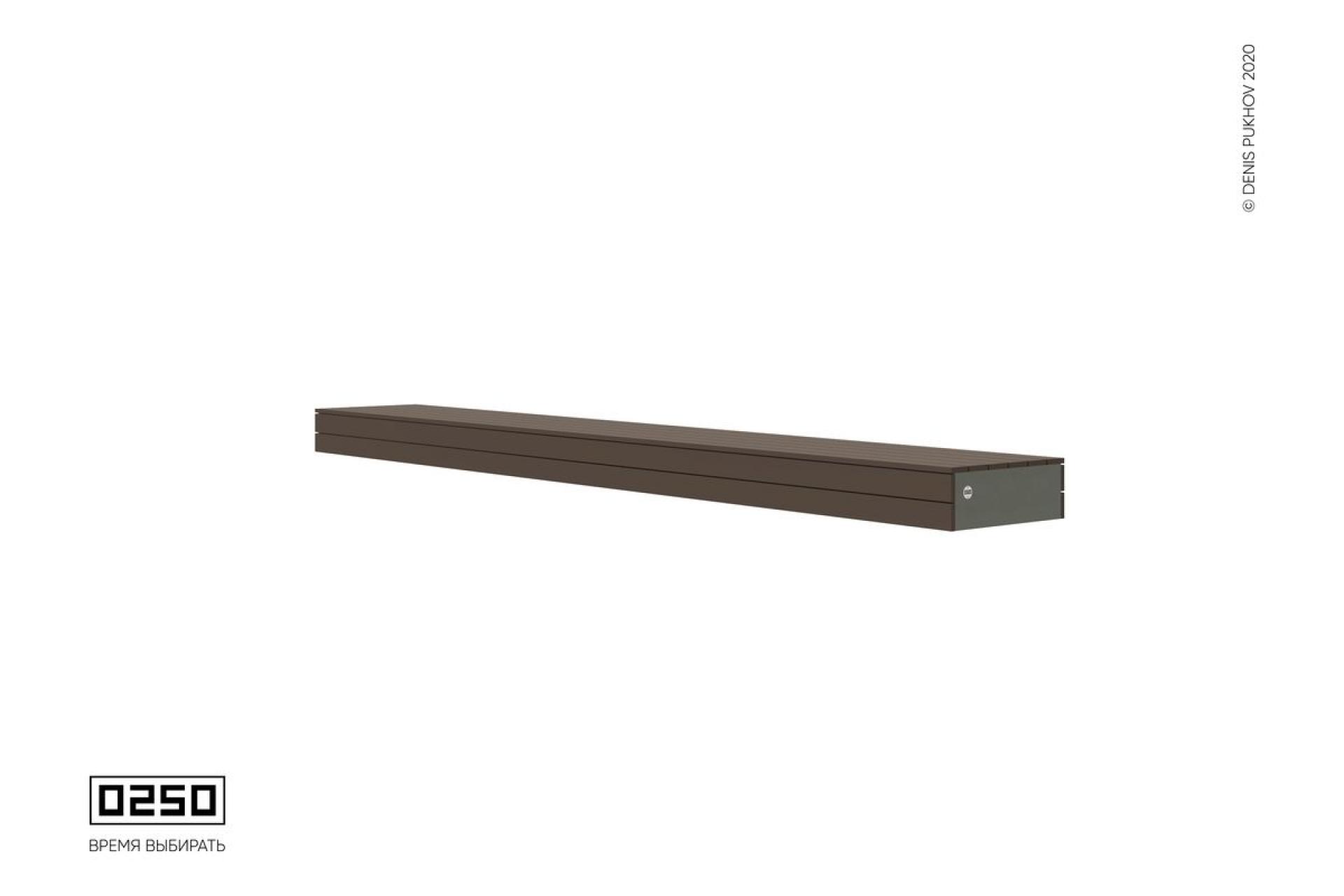 Скамеечный настил из термомодифицированной древесины , НСК.03