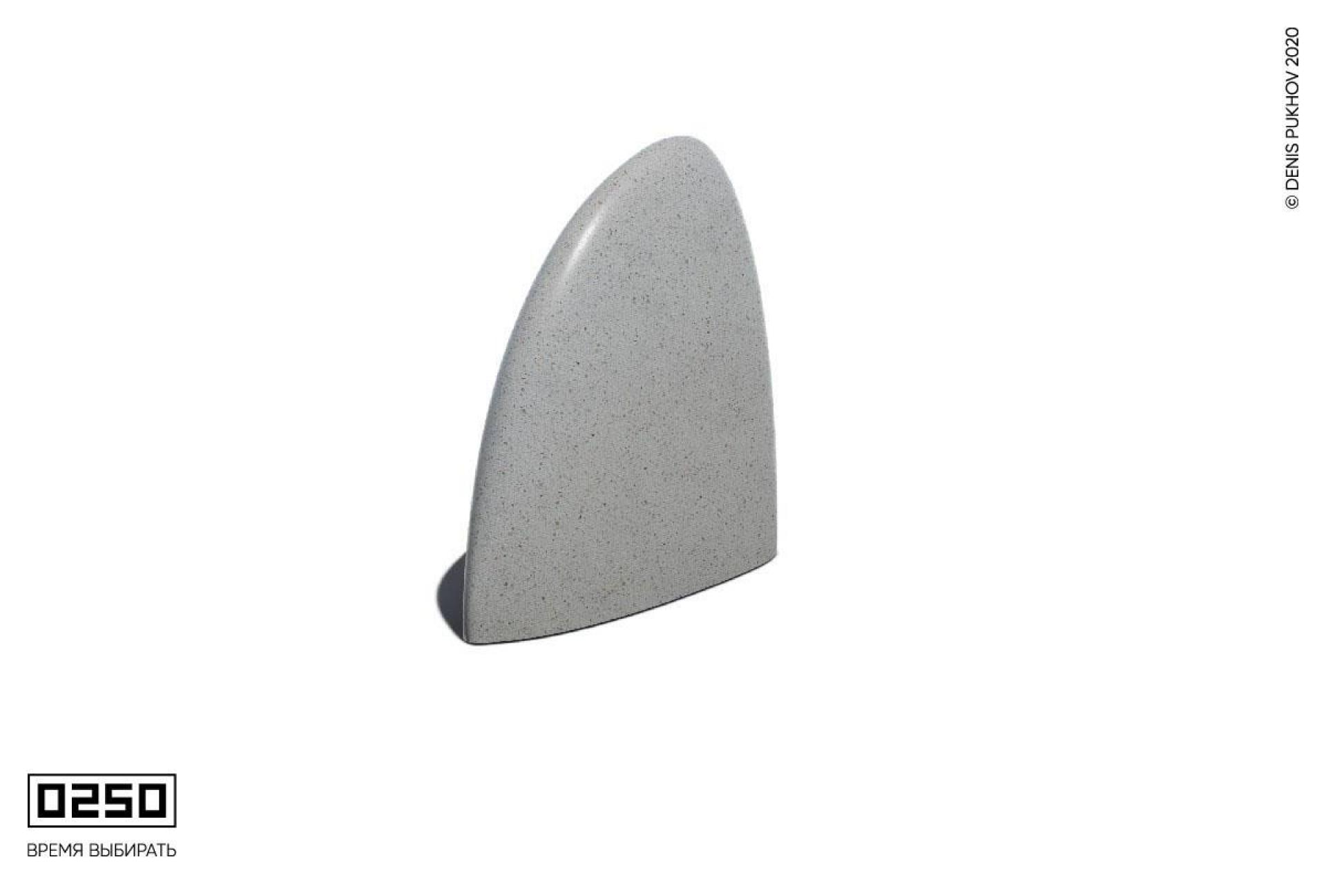 Парковочный плавник малый Белый кварц ОПЛ470.БК 