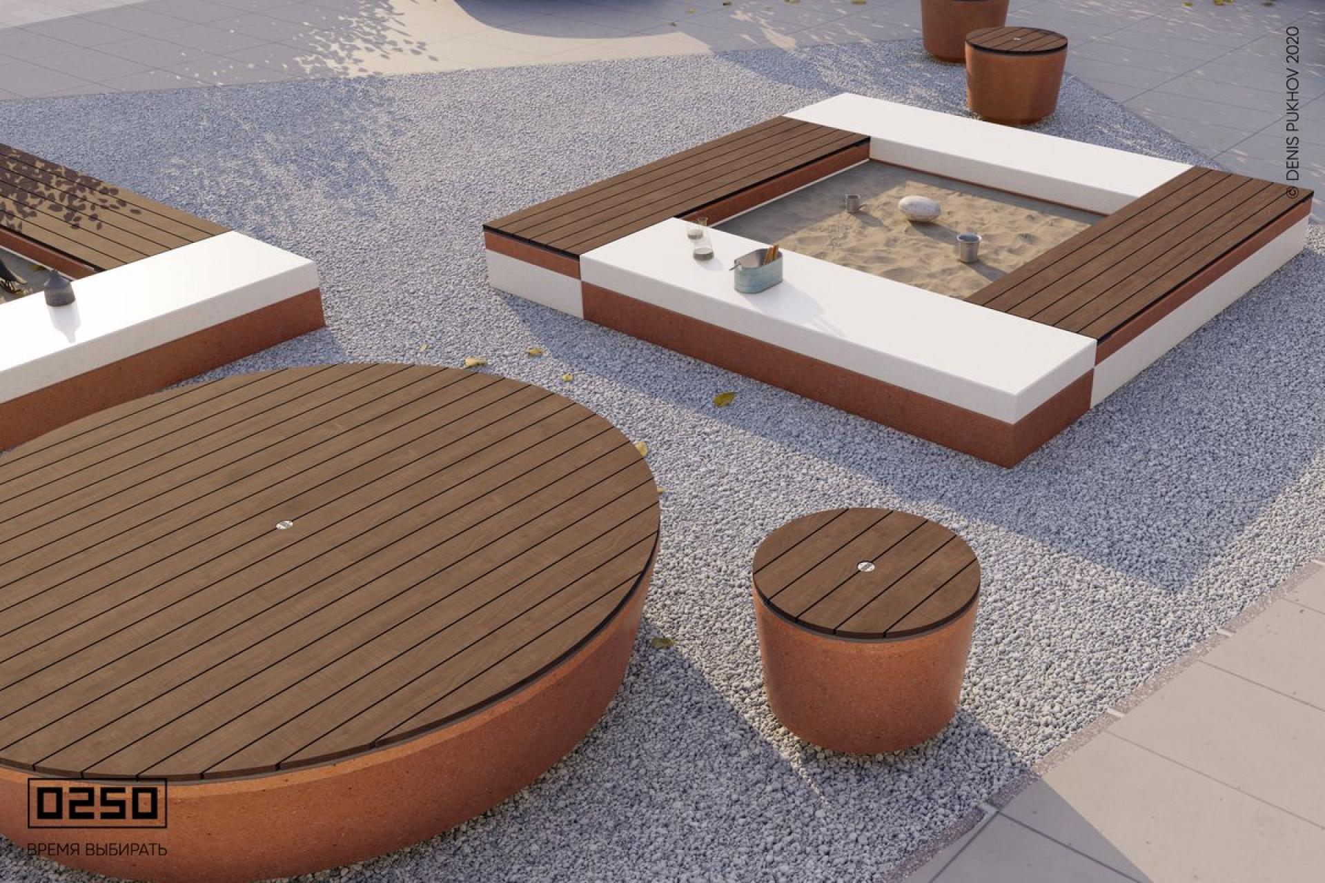 Модульный сквер Песочница, Модульная песочница