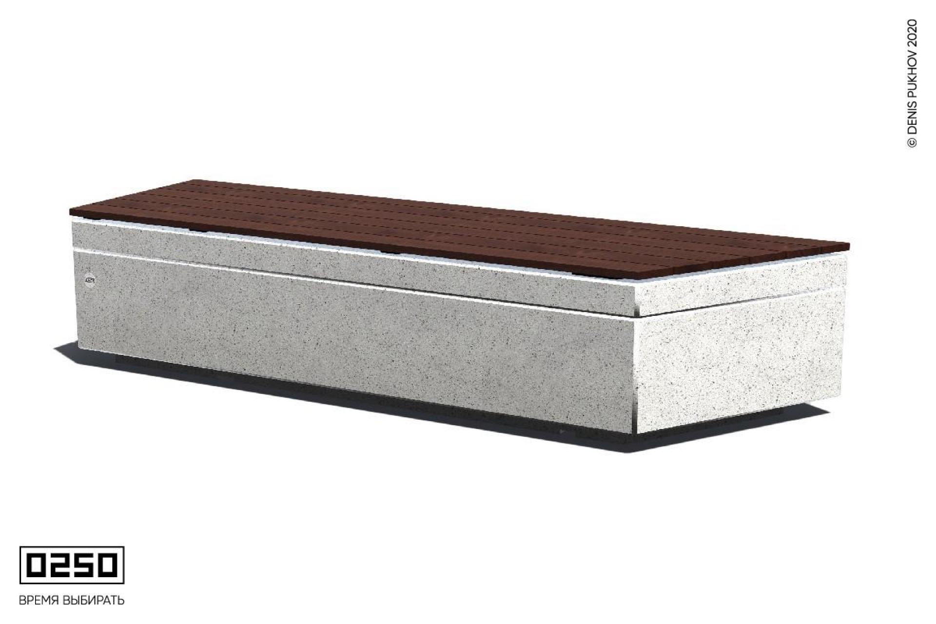 Парковая скамейка угловая на бетонном основании в виде правой трапеции Белый кварц СТП.БК.НГ1.ТБ Парковая скамейка угловая на бетонном основании в виде правой трапеции Белый кварц СТП.БК.НГ1.ТБ