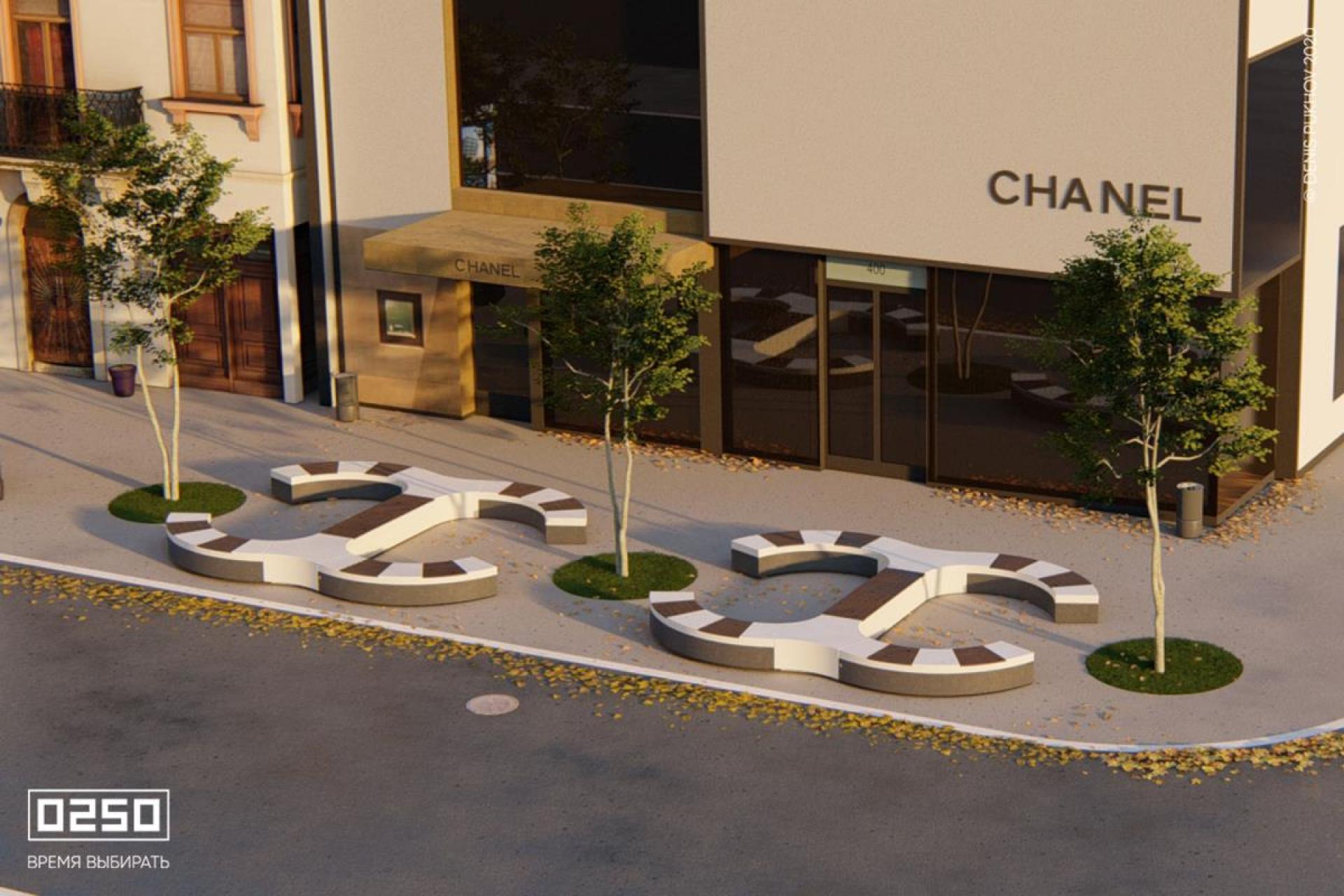 Модульный сквер Шанель, Сборка Шанель