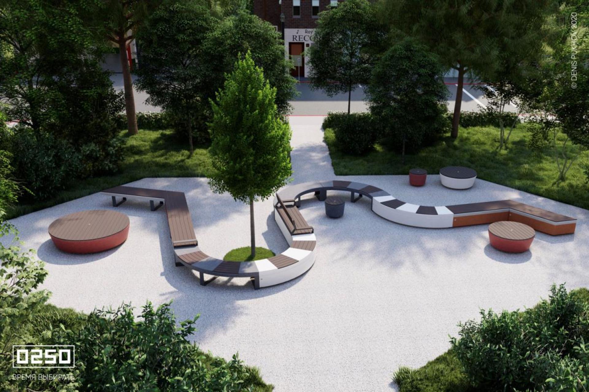 Модульный сквер Главный, Сборка Главная