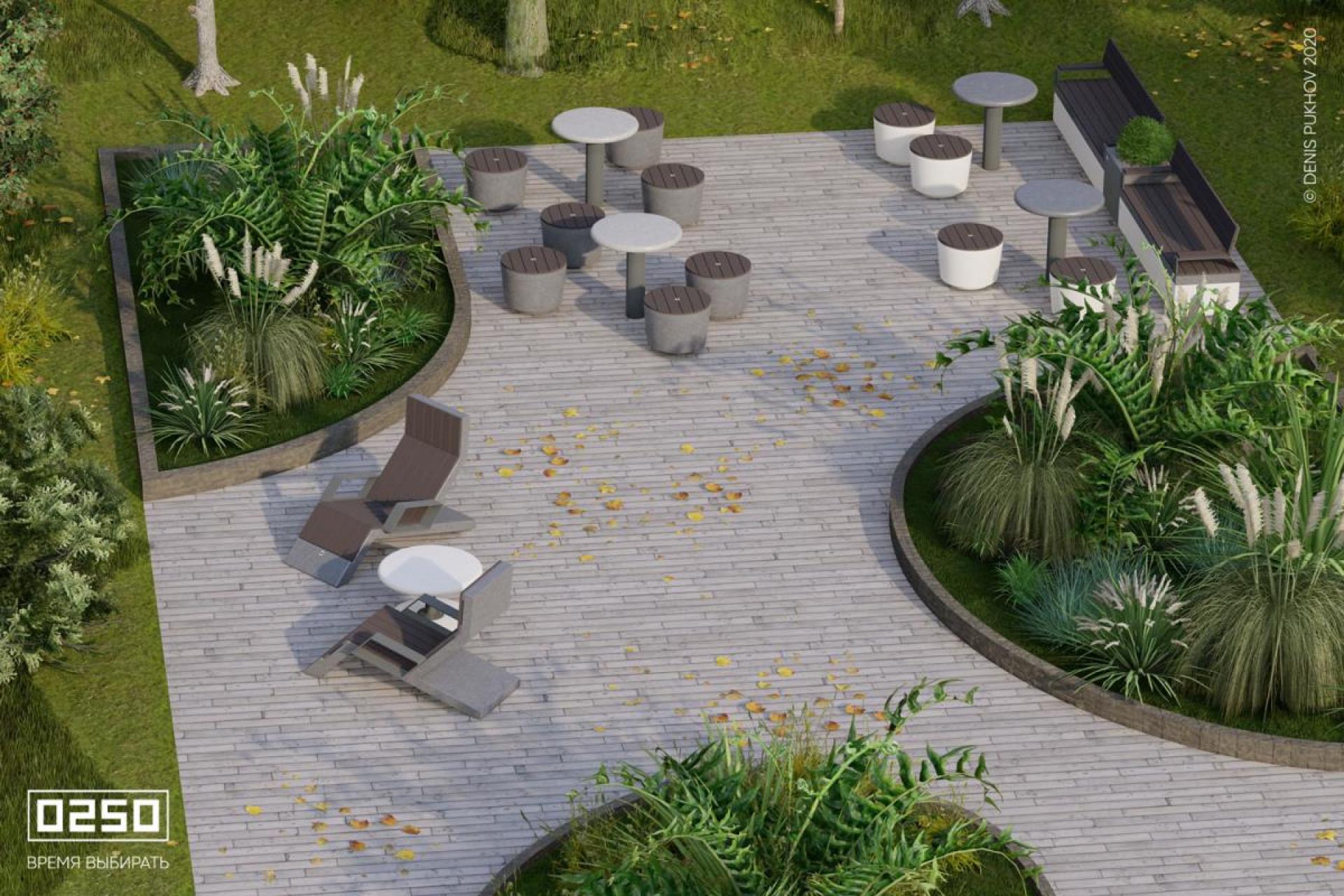 Модульный сквер Компания, Сборка Компания