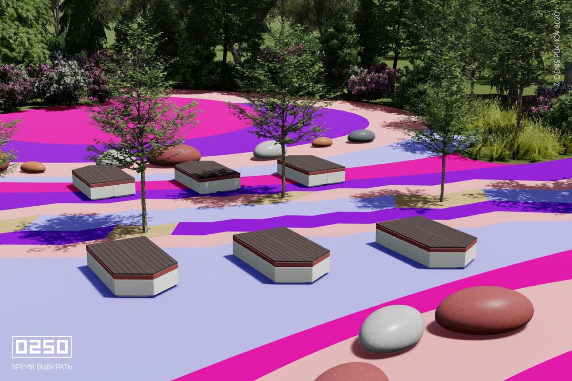 Модульный сквер Игровой, Сборка Игровая