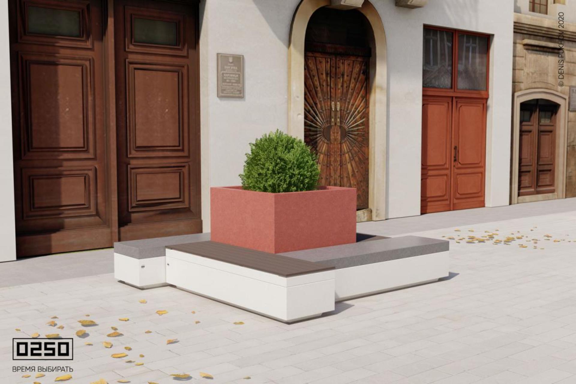 Модульный мини-сквер Остров , Сборка Остров 1