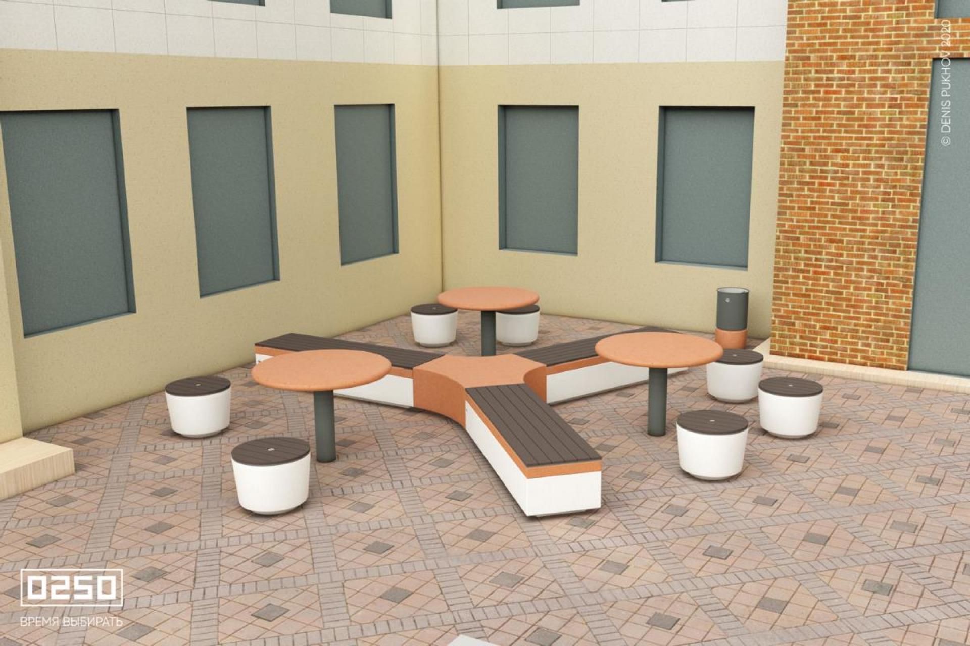 Модульный сквер Фудкорт , Фудкорт Угол