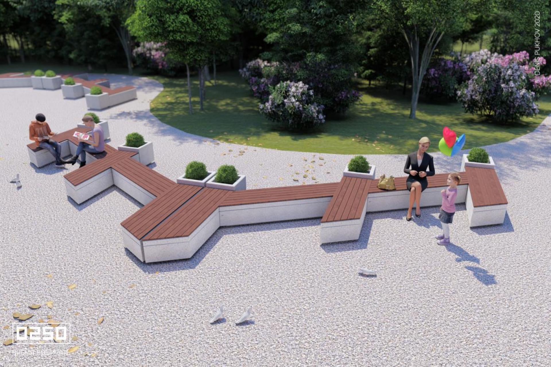 Модульный сквер Самолет, Сборка Самолет