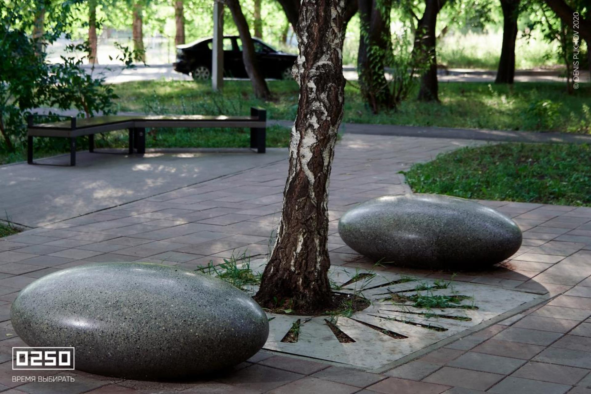 Камень времени серый графит