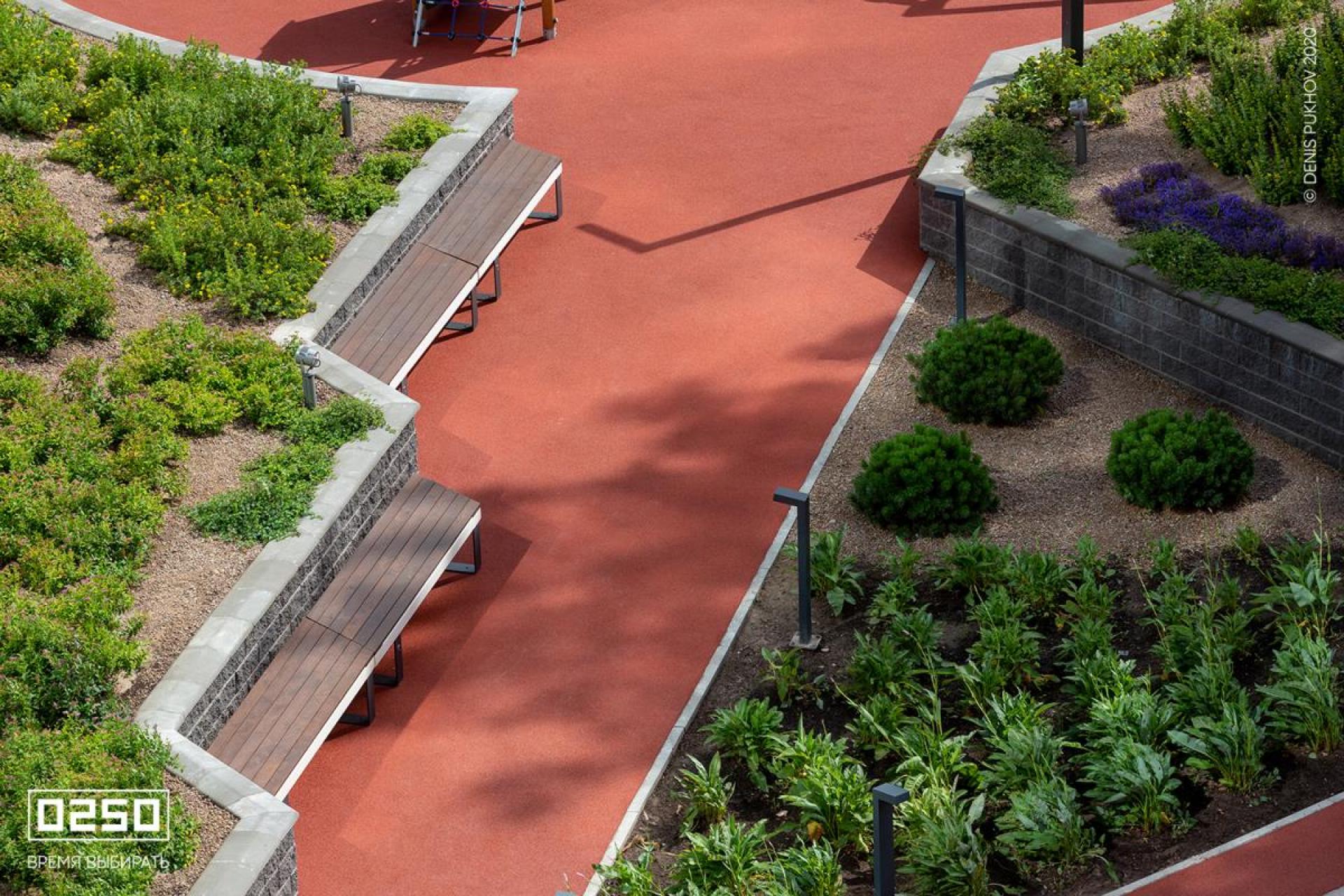 ЖК «Дом Керстена», г. Санкт Петербург двор вид сверху 