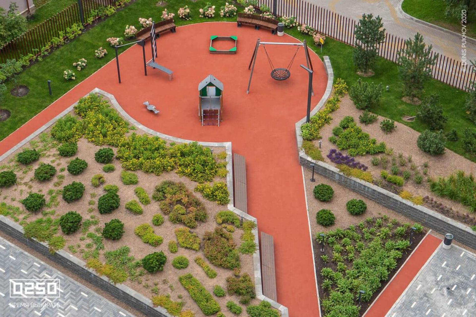 ЖК «Дом Керстена», г. Санкт Петербург двор вид сверху 