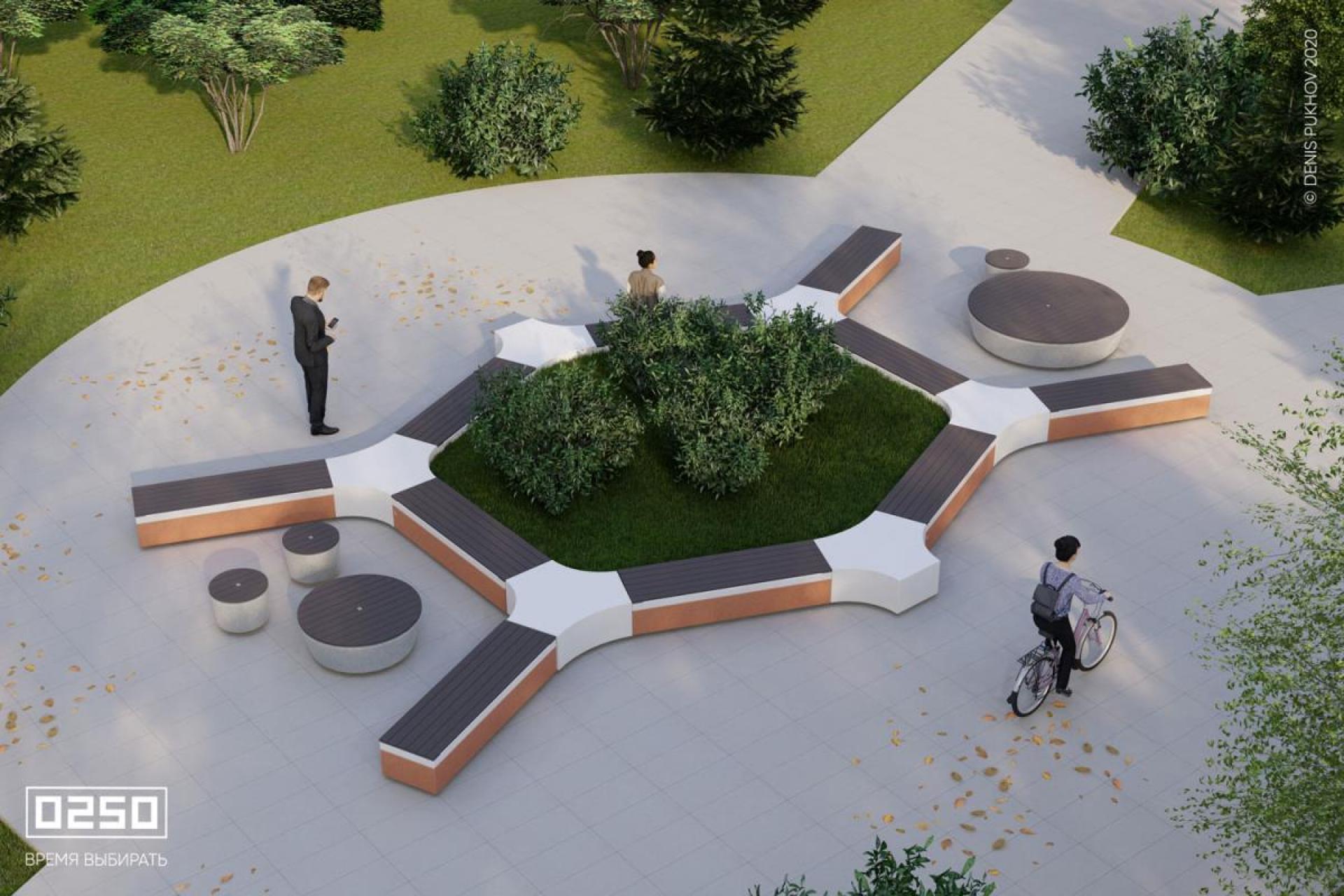 Модульный цветник Звезда, Цветник звезда