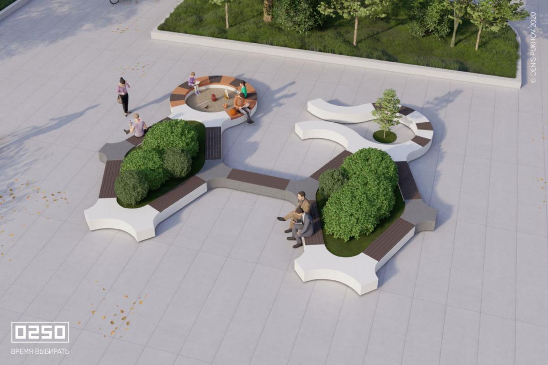 Модульный цветник Пупсы, Цветник пупсы