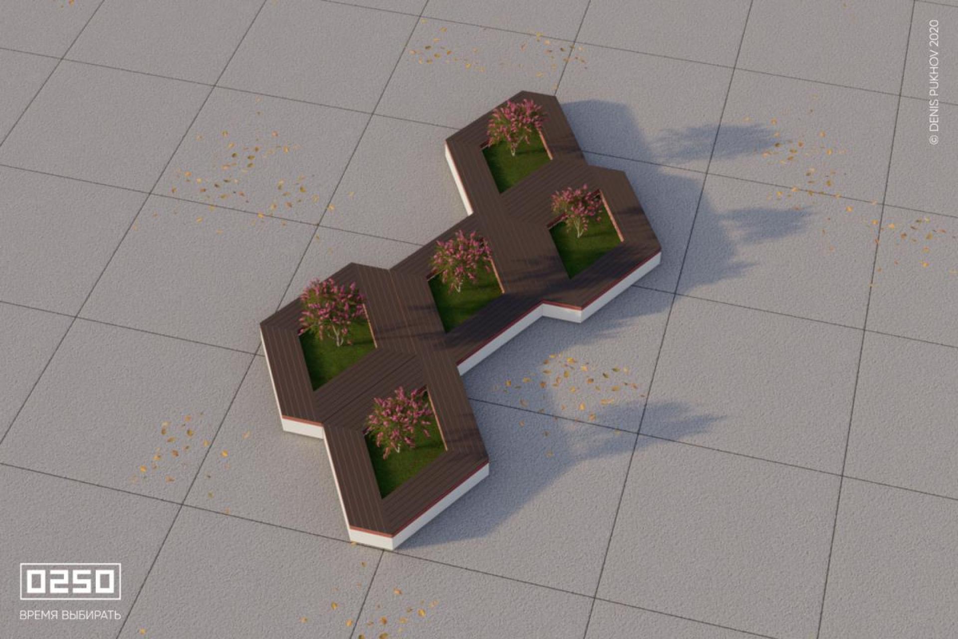 Модульный цветник Пиксель, Цветник пиксель