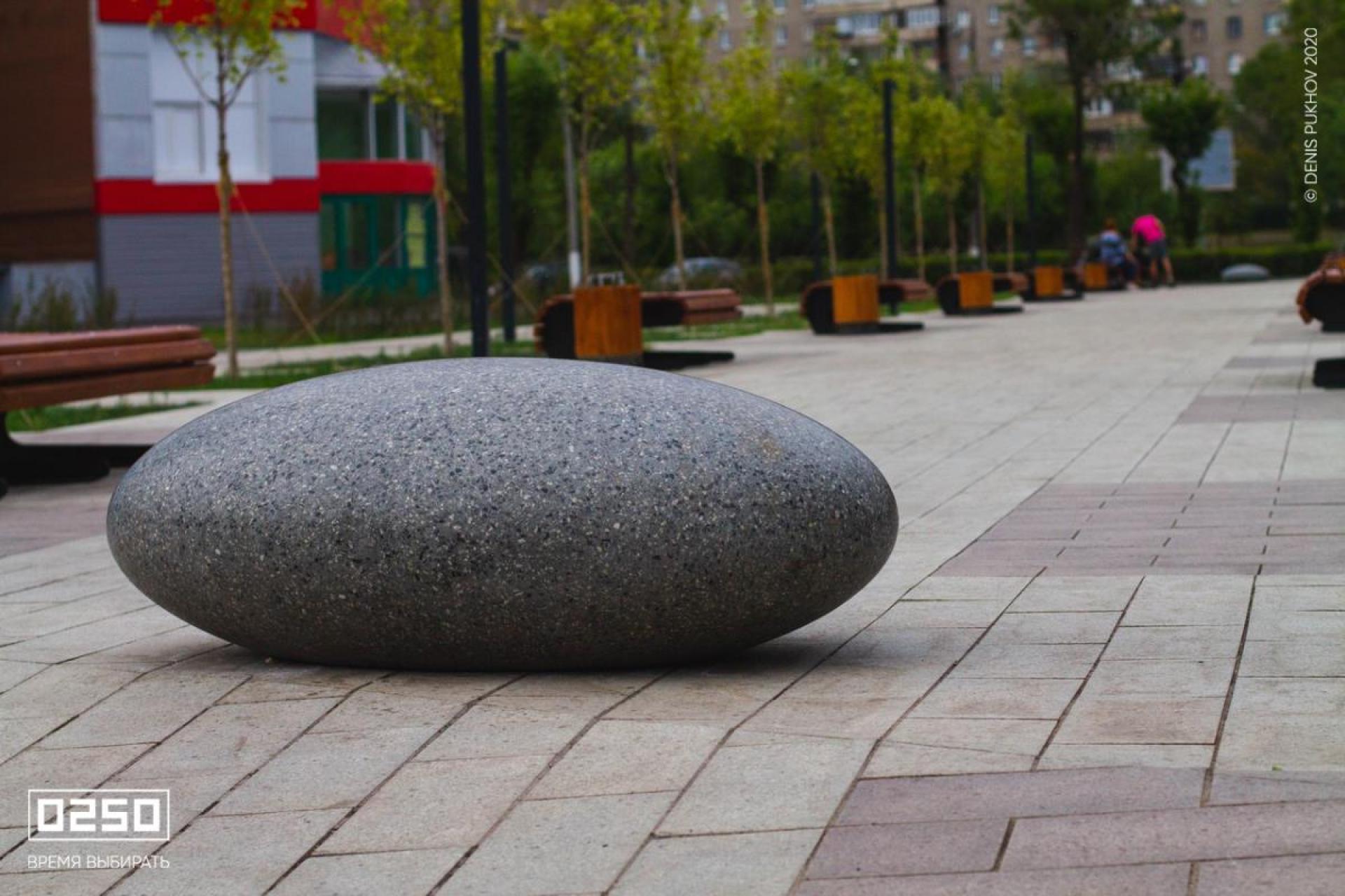 Камень времени серый графит