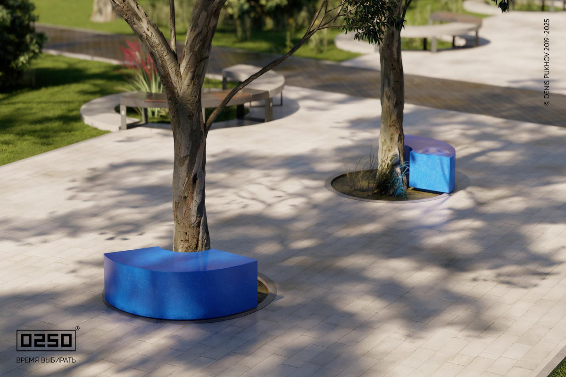 Сегмент угловой небесный лазули 