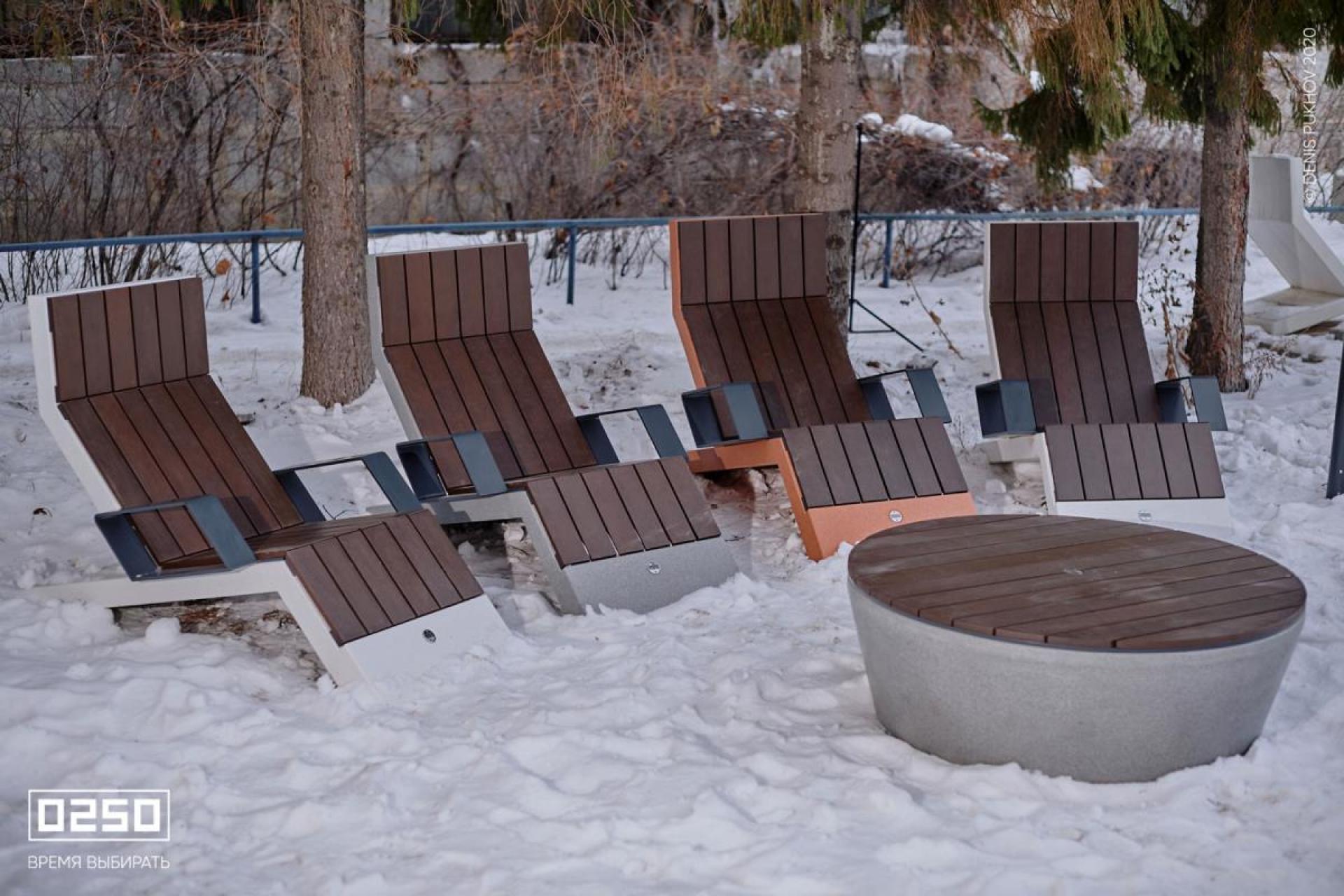 Шезлонг бетонный Конкорд