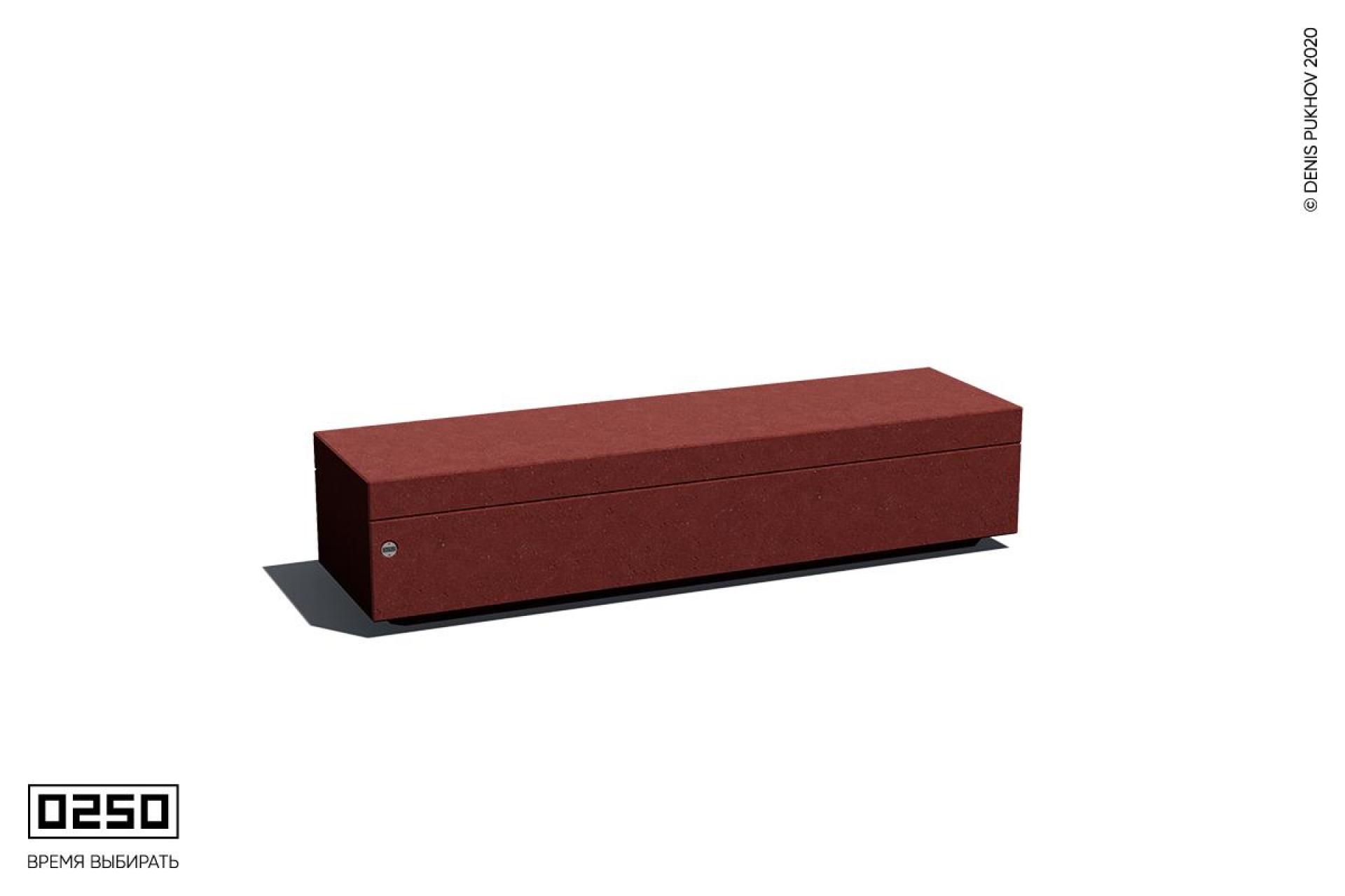 Скамейка бетонная без настила красный марс СМБ.КМ.НГ3.КМ Иллюстрация Скамейка бетонная без настила красный марс СМБ.КМ.НГ3.КМ