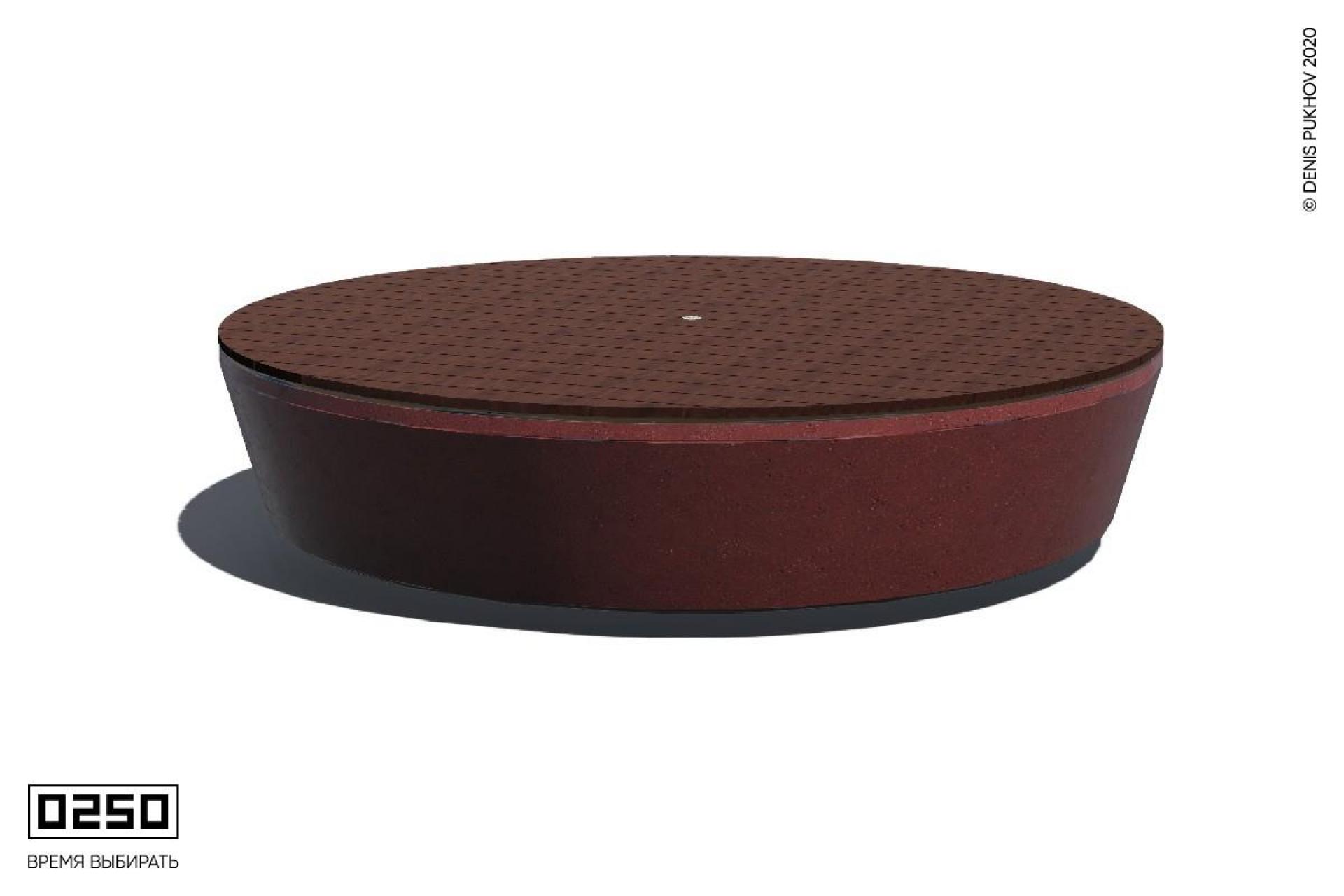 Скамейка шайба большая Красный марс СШ1890.КМ.ТБ