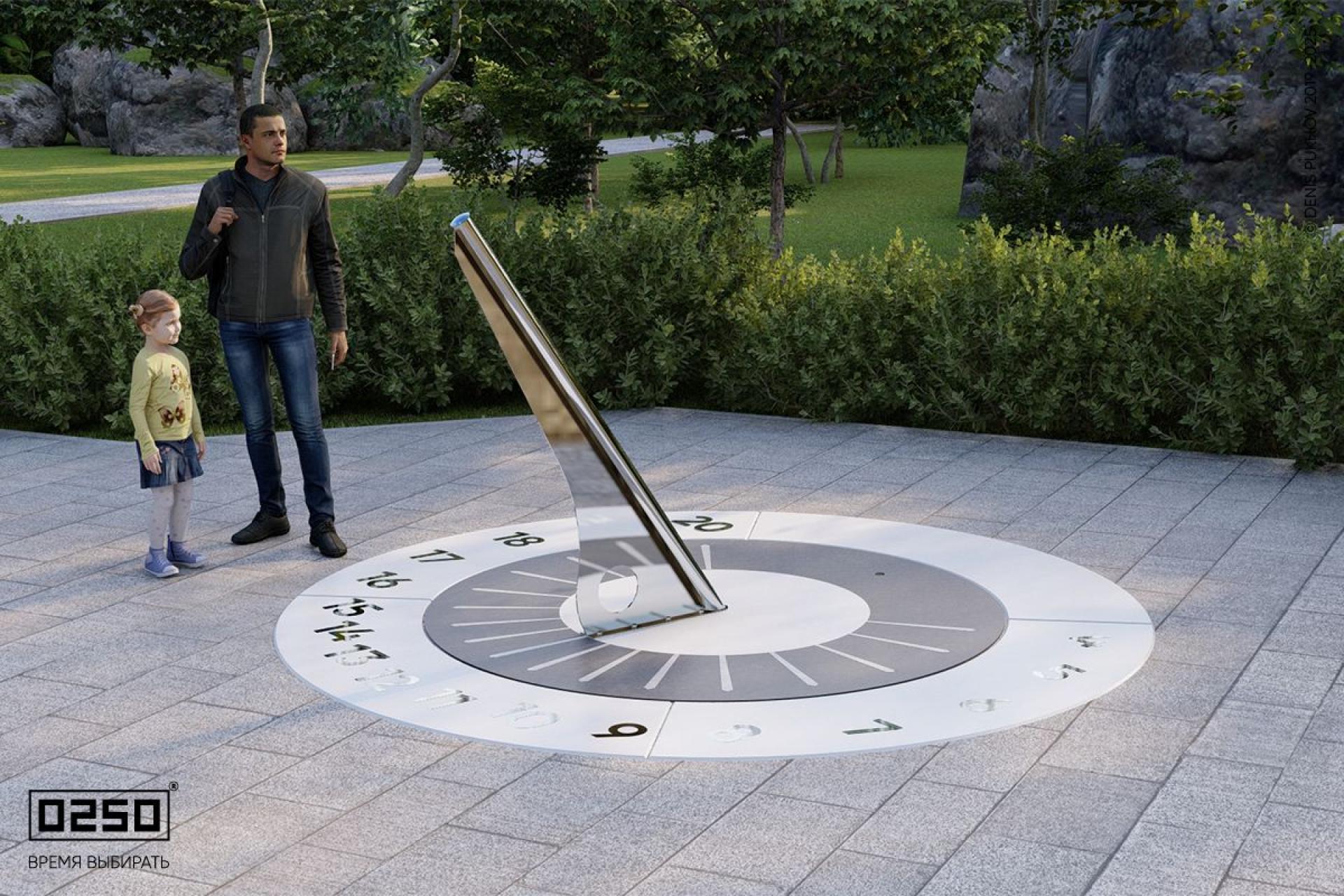 Арт-объект Солнечные часы , sundial