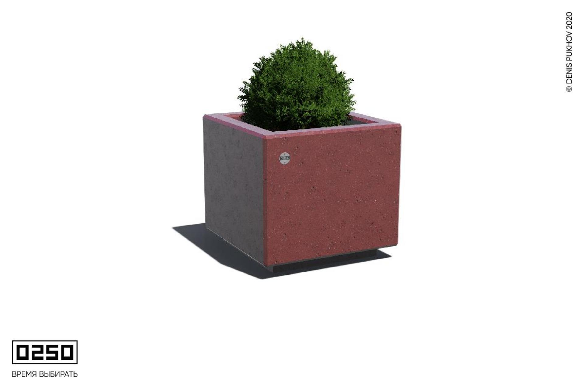 Уличный вазон Кубэ 555 красный марс Уличный вазон Кубэ 555 красный марс