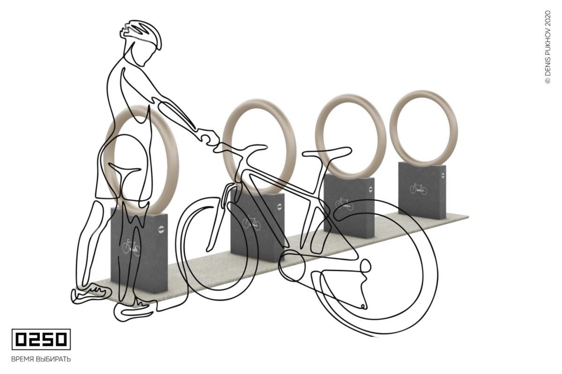 Изображение Велопарковка Велогвард лунный кратер ВП.1.ЛК