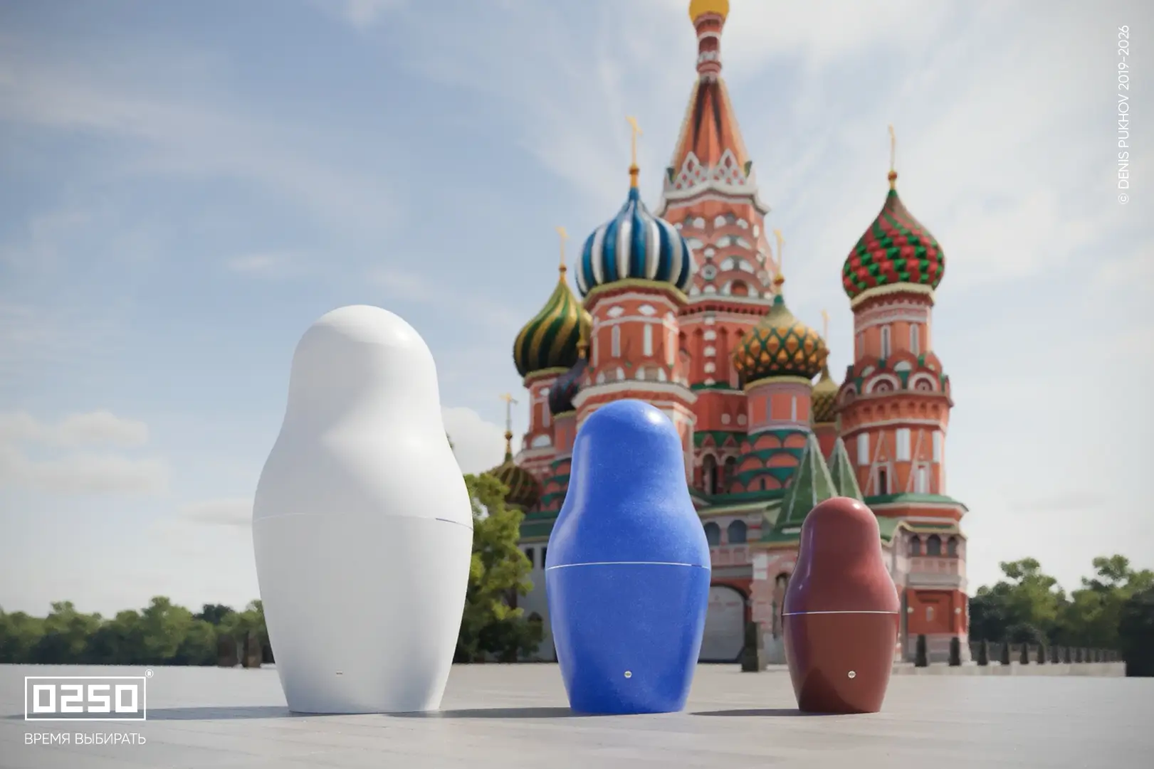 Арт-объект Матрешки