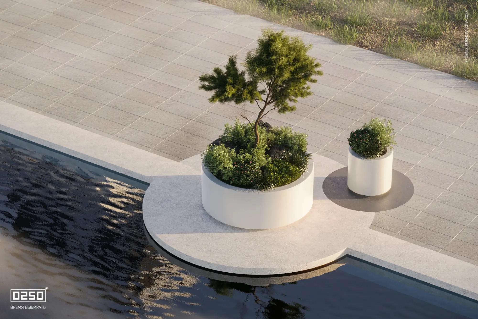 Вазон Круглый малый